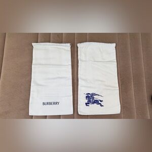 NWOT Burberry Set of 2 Dust Bag